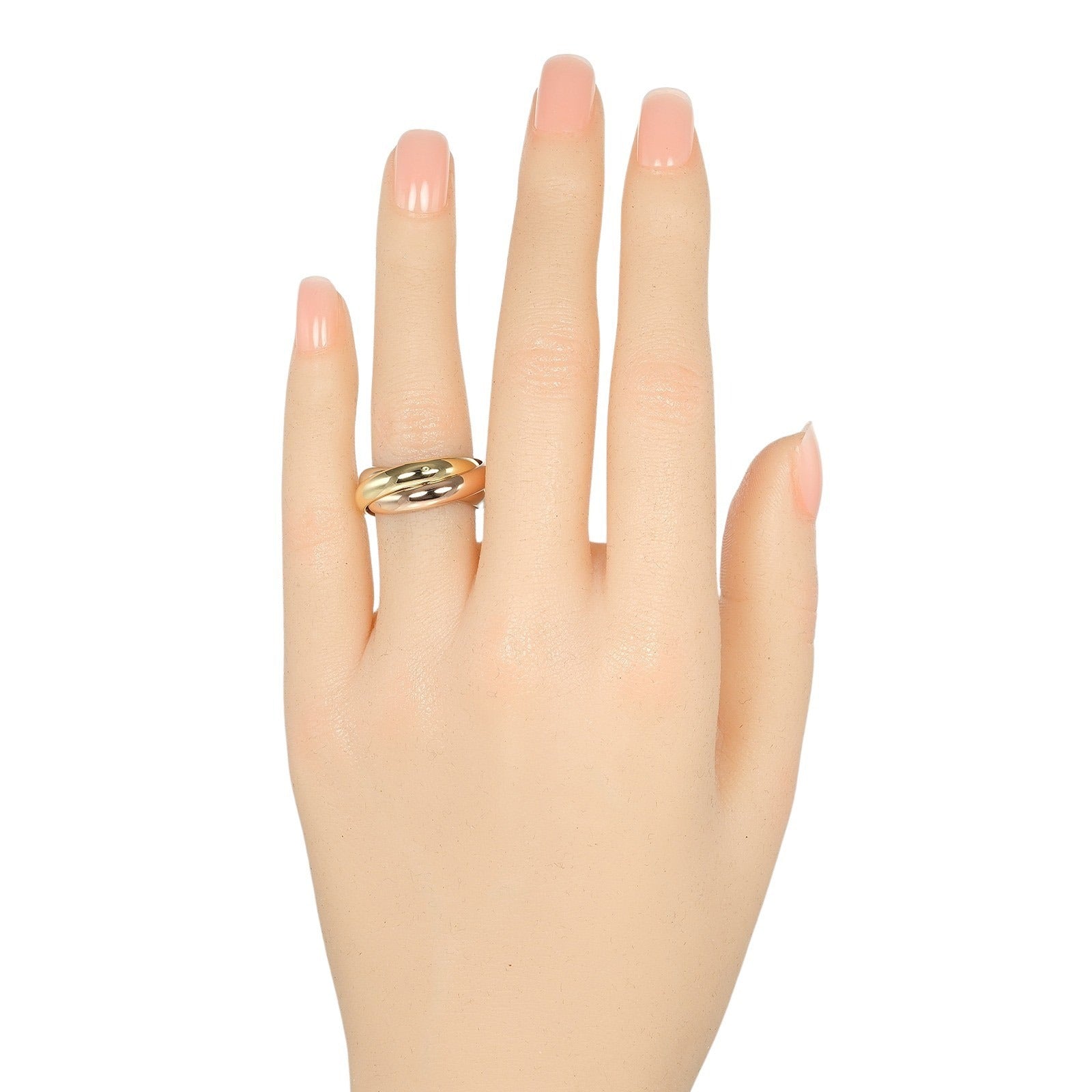 【箱/ギャラ有】Cartier カルティエ トリニティリング サイズ50 10号 箱/ギャラ有】Cartier カルティエ トリニティリング サイズ50 10号