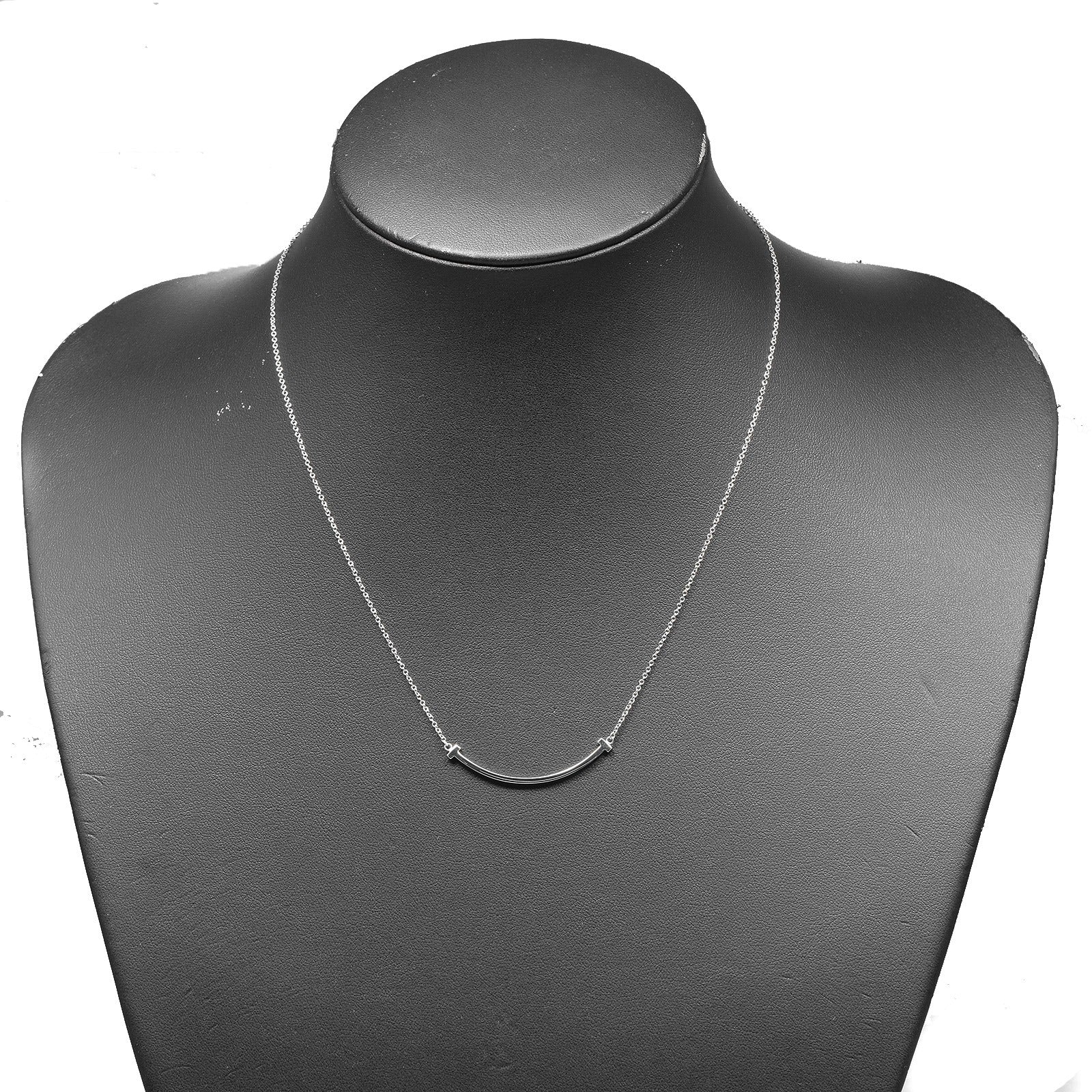 TIFFANY&Co.】ティファニー Tスマイル スモール ネックレス