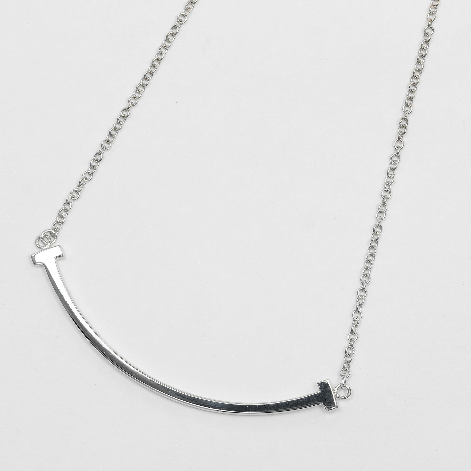 TIFFANY&Co.】ティファニー Tスマイル スモール ネックレス