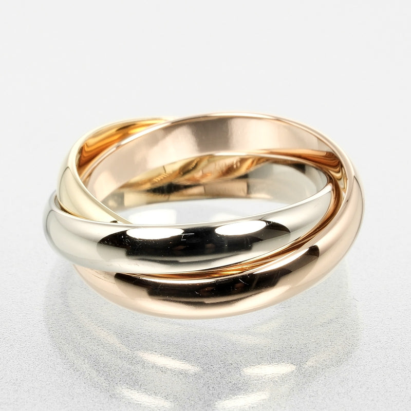 [Cartier] Cartier 
 Trinity No. 14 Ring / Ring 
 K18 Gold x YG PG WG Approximately 8.53G Trinity Ladies A Rank