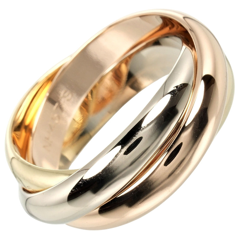 [Cartier] Cartier 
 Trinity No. 13 Ring / Ring 
 K18 Gold x YG PG WG about 11g TRINITY Ladies A Rank