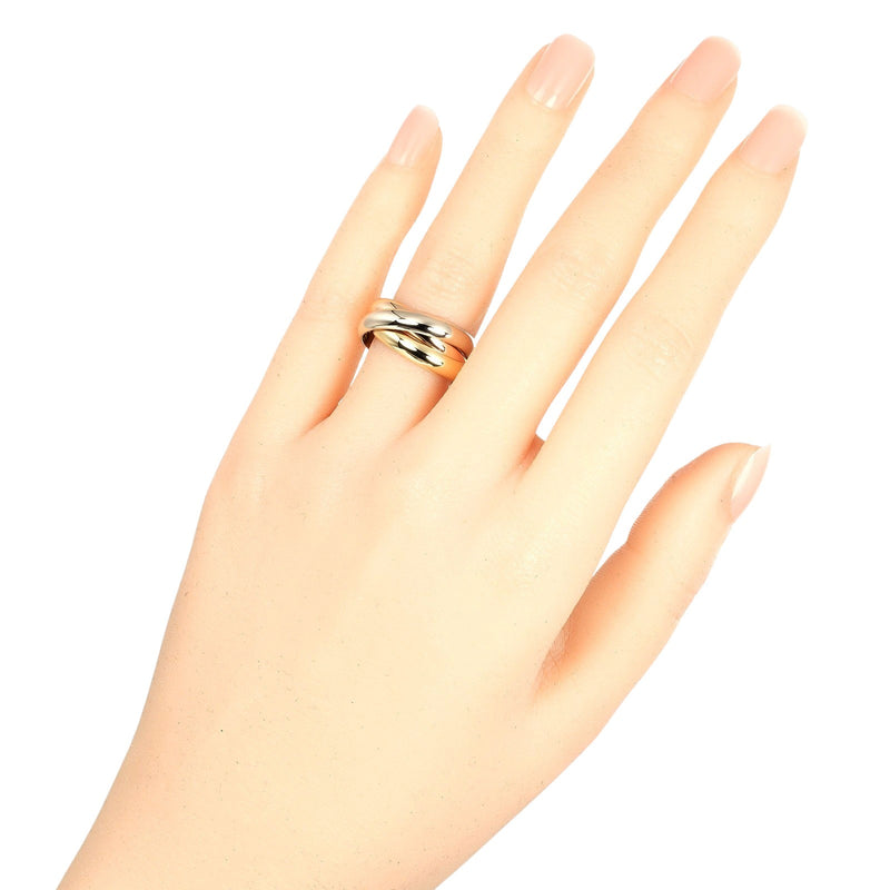[Cartier] Cartier 
 Trinity No. 13 Ring / Ring 
 K18 Gold x YG PG WG about 11g TRINITY Ladies A Rank