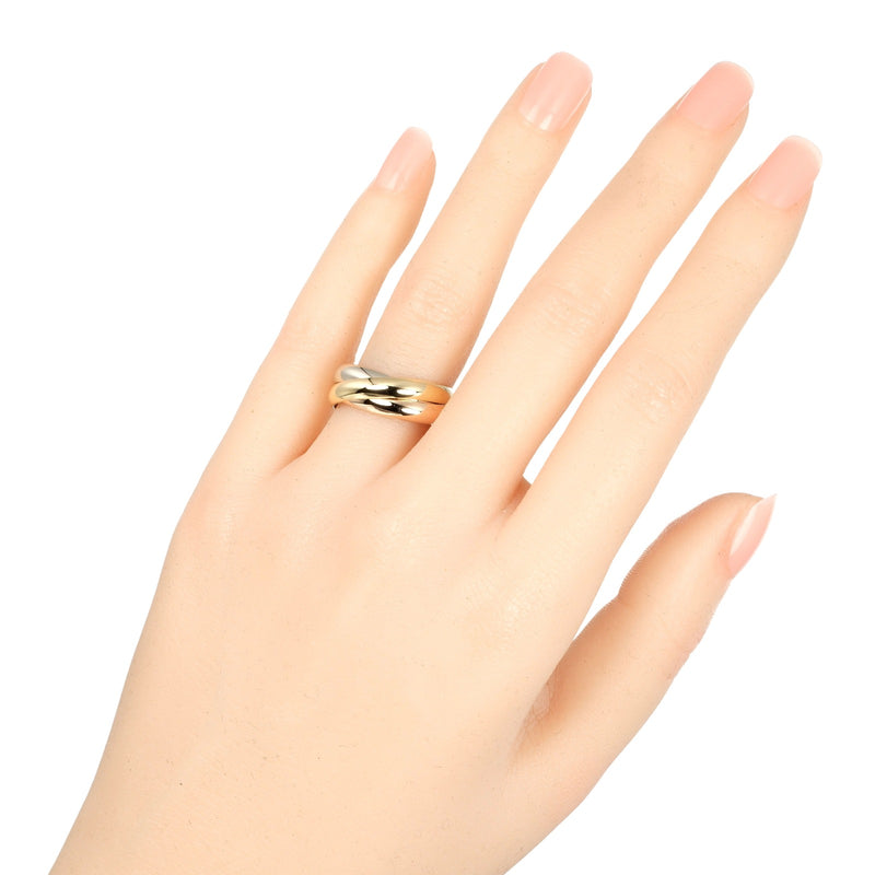 [Cartier] Cartier 
 Trinity No. 14 Ring / Ring 
 K18 Gold x YG PG WG Approximately 8.26g Trinity Ladies A Rank