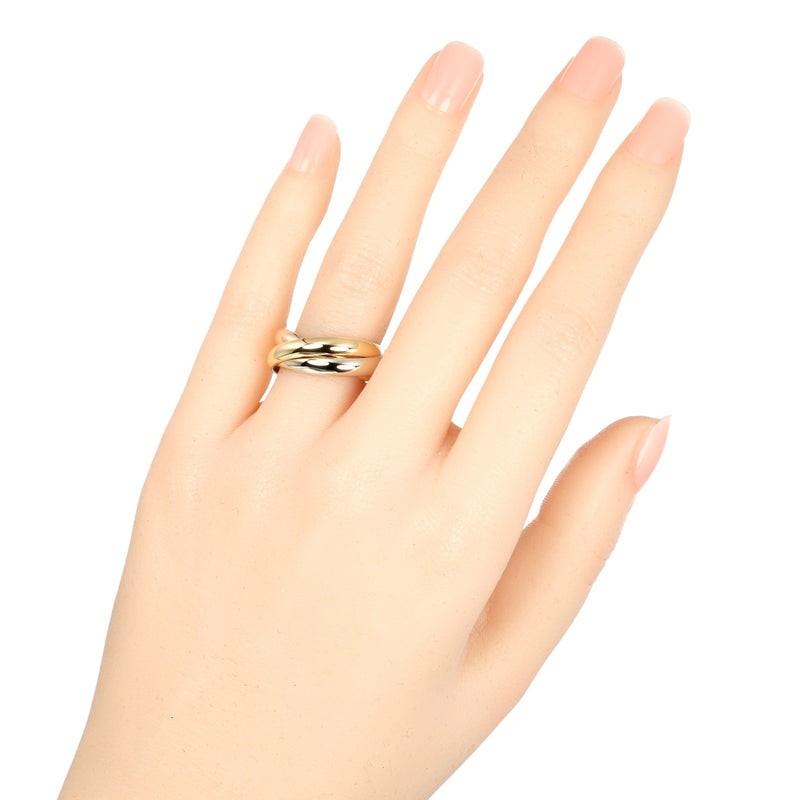 [卡地亚]卡地亚 
 三位一体16.5戒指 /戒指 
 K18金X YG PG WG大约9.37克三位一体女士