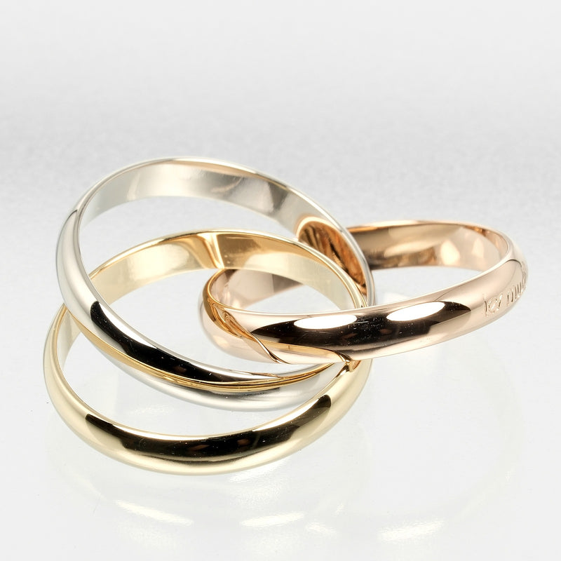 [Cartier] Cartier 
 Trinity No. 16.5 Ring / Ring 
 K18 Gold x YG PG WG Approximately 9.37G TRINITY Ladies A Rank