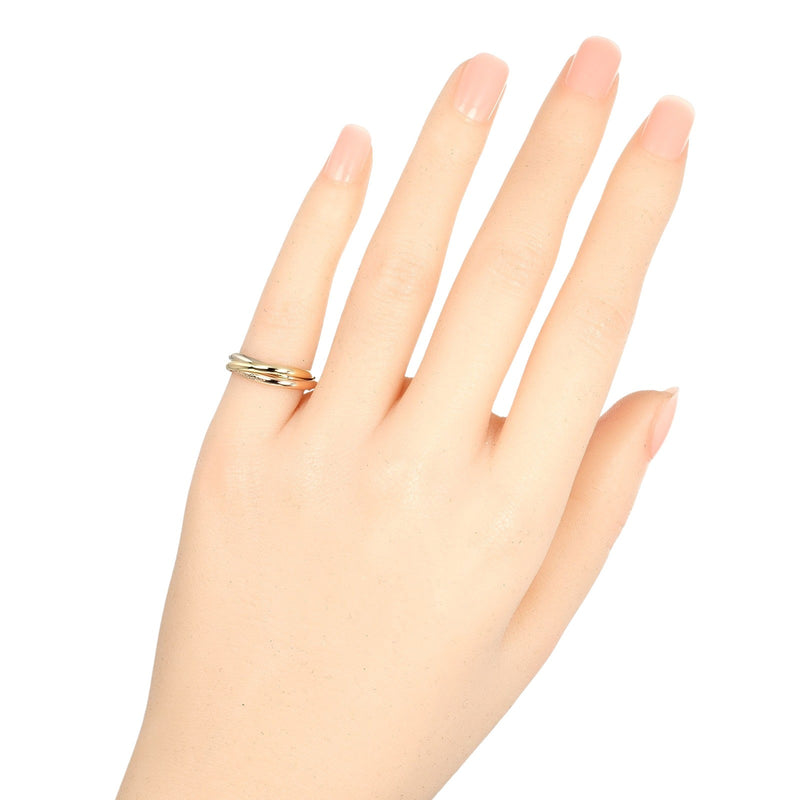 [Cartier] Cartier 
 Trinity No. 7 Ring / Ring 
 K18 Gold x YG PG WG Approximately 3.32G Trinity Ladies A Rank