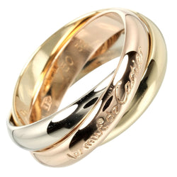 [Cartier] Cartier 
 Trinity No. 12 Ring / Ring 
 K18 Gold x YG PG WG Approximately 7.82g Trinity Ladies A Rank
