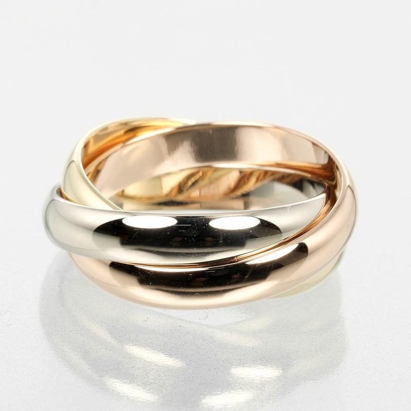 [Cartier] Cartier 
 Trinity No. 12 Ring / Ring 
 K18 Gold x YG PG WG Approximately 7.82g Trinity Ladies A Rank