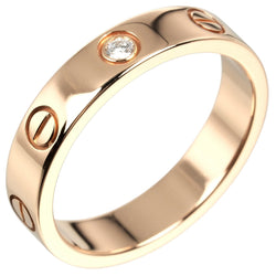 [Cartier] Cartier 
 Mini Love Wedding No. 11 Ring / Ring 
 K18 Pink Gold x 1P Diamond about 4.35g Mini Love Wedding Ladies A Rank