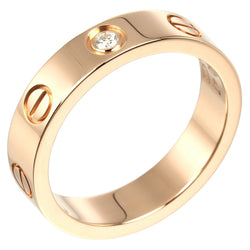 [卡地亚]卡地亚 
 迷你爱婚礼第7圈 /戒指 
 K18粉红色金X 1P钻石大约4.16克迷你爱情婚礼女士