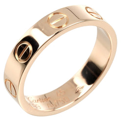 [卡地亚]卡地亚 
 迷你爱婚礼第5圈 /戒指 
 K18粉红色黄金约2.76克迷你爱情婚礼女士