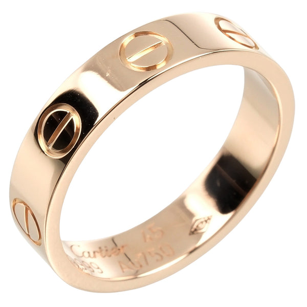 [Cartier] Cartier 
 Mini amor Boda No. 5 Anillo / anillo 
 K18 Pink Gold Aproximadamente 2.76 g Mini Love Wedding Ladies A Rank