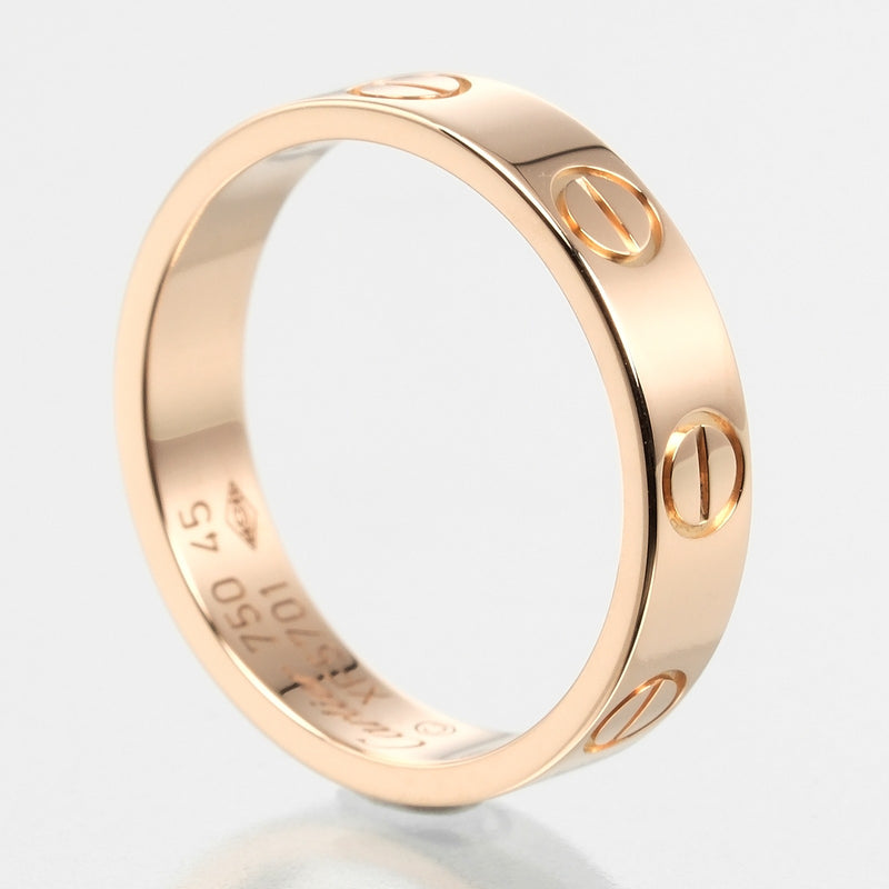 [Cartier] Cartier 
 Mini amor Boda No. 5 Anillo / anillo 
 K18 Pink Gold Aproximadamente 2.67g Mini amor Boda Ladies A Rank