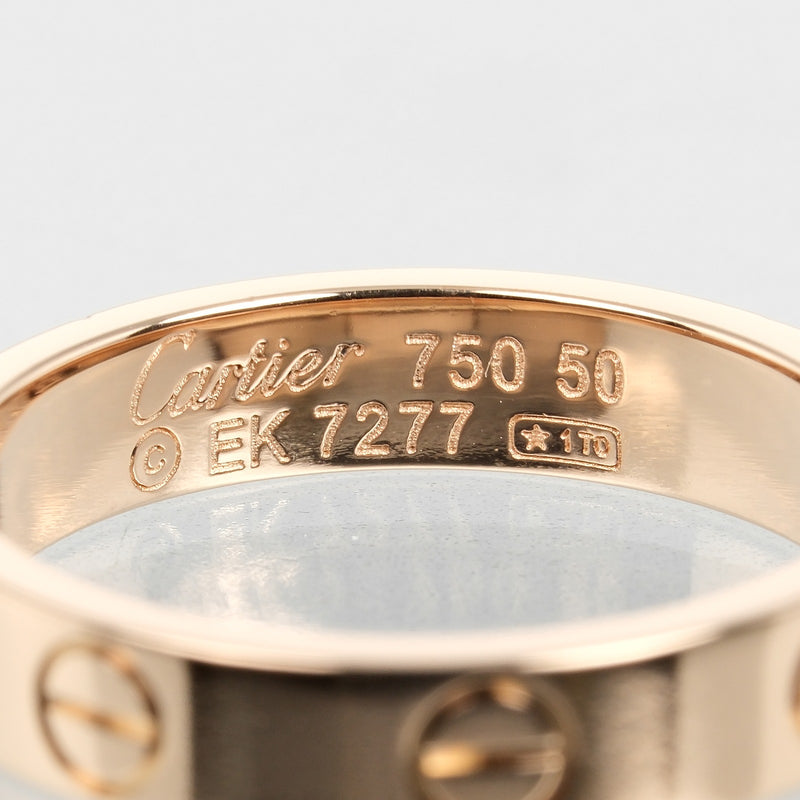 [Cartier] Cartier 
 Mini Love Wedding No. 10 Ring / Ring 
 K18 Pink Gold Approximately 3.7g Mini Love Wedding Ladies A Rank