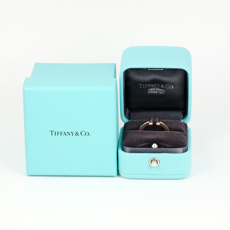[Tiffany & co.] Tiffany 
 T Square No. 10 Anillo / anillo 
 K18 Pink Gold aproximadamente 6.33g T Square Ladies A Rank