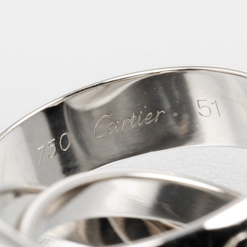 [Cartier] Cartier 
 Trinity No. 11 Anillo / anillo 
 2008 Christmas K18 Gold Blanco aproximadamente 10.87 g de Trinity Ladies un rango