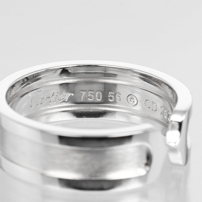 [Cartier] Cartier 
 2c 16 anillo / anillo 
 K18 Gold blanco aproximadamente 8.38g 2c Damas un rango