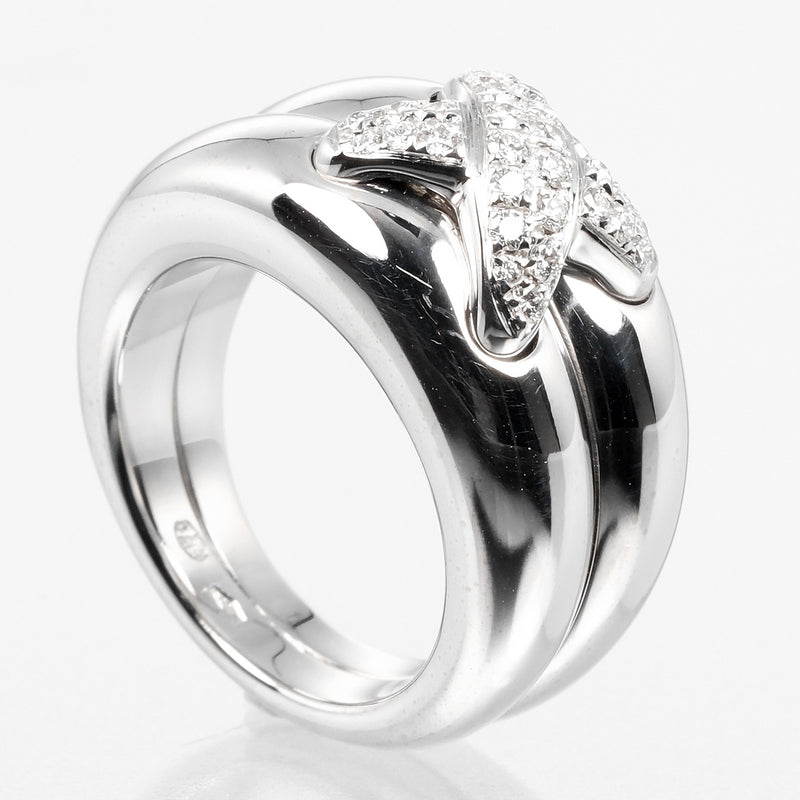 [CHAUMET] Shome 
 Lian de Shome No. 11.5 Ring / Ring 
 K18 White Gold x Diamond Approximately 15.61g Lian de Chaumet Ladies A Rank
