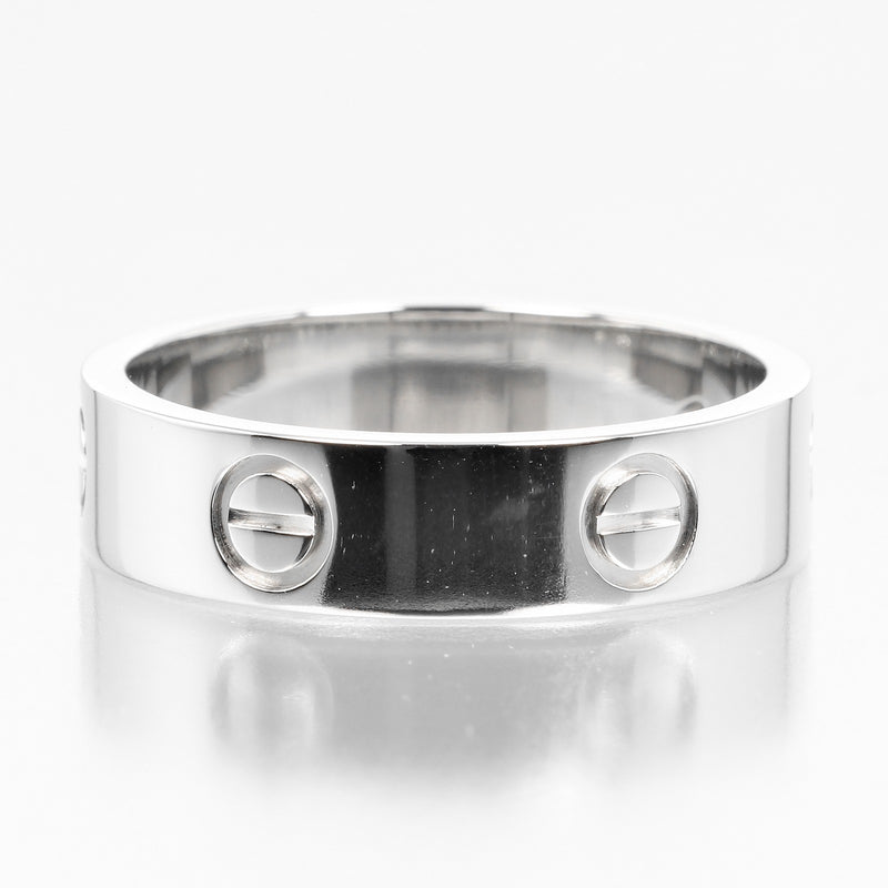 [Cartier] Cartier 
 Amor 19 anillo / anillo 
 PT950 Platinum aproximadamente 10.16g Amor amor damas un rango