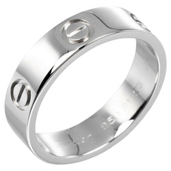 [Cartier] Cartier 
 Love 19 Ring / Ring 
 PT950 Platinum Approximately 10.16g Love Love Ladies A Rank