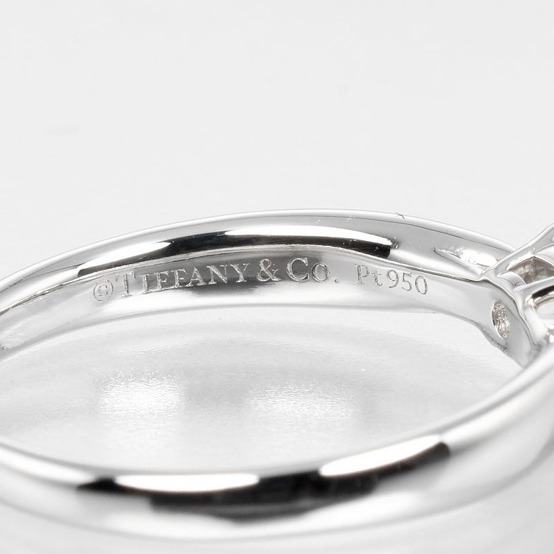 [Tiffany＆Co。]蒂法尼 
 和谐第9圈 /戒指 
 0.24CT VS1/I/3EX PT950白金X钻石大约3.29g和谐女士