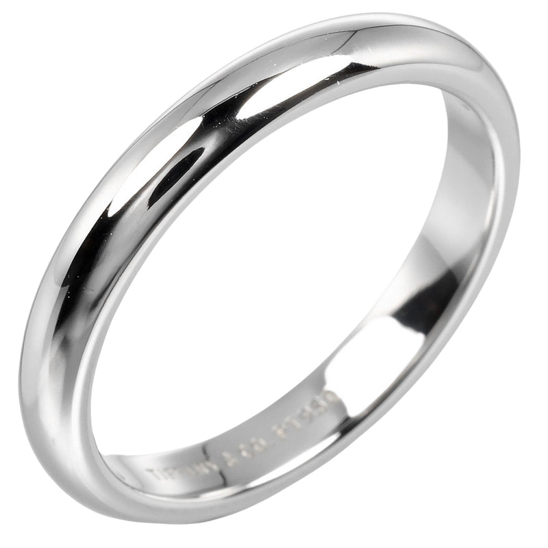 [TIFFANY & CO.] Tiffany 
 Forever Wedding Classic Band No. 12 Ring / Ring 
 3mm model PT950 Platinum about 5g FOREVER WEDDING CLASSIC BAND Ladies A Rank