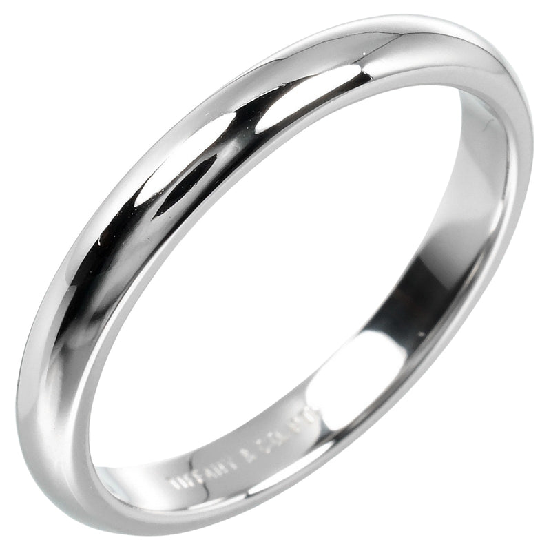 [Tiffany＆Co。]蒂法尼 
 永远的婚礼经典乐队15.5戒指 /戒指 
 3mm型号PT950白金大约5.48克永远的婚礼经典乐队女士