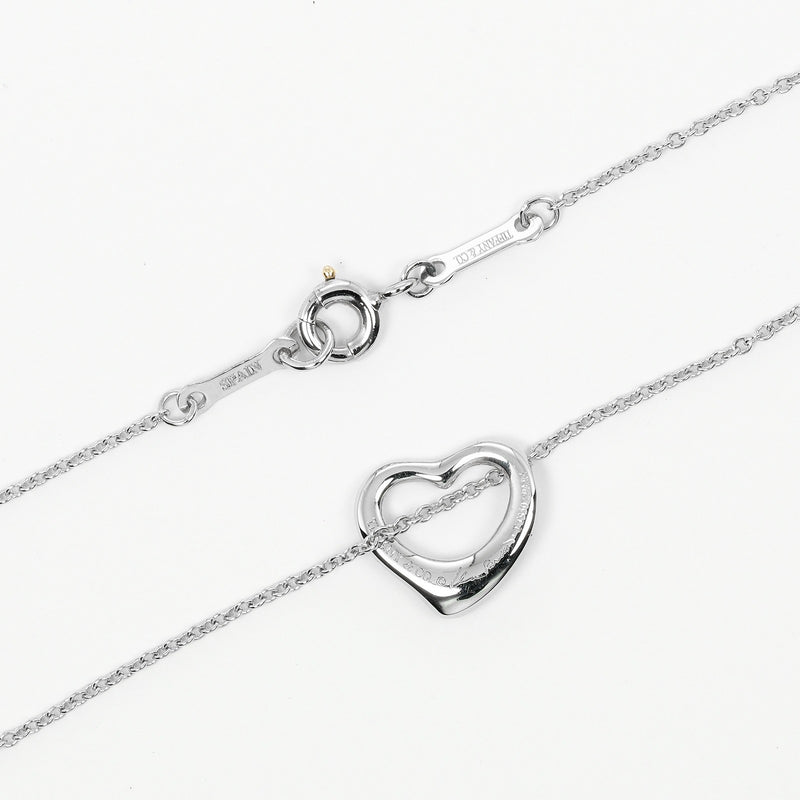 [TIFFANY & CO.] Tiffany 
 Open heart necklace 
 PT950 Platinum Approximately 3.53g Open Heart Ladies A Rank