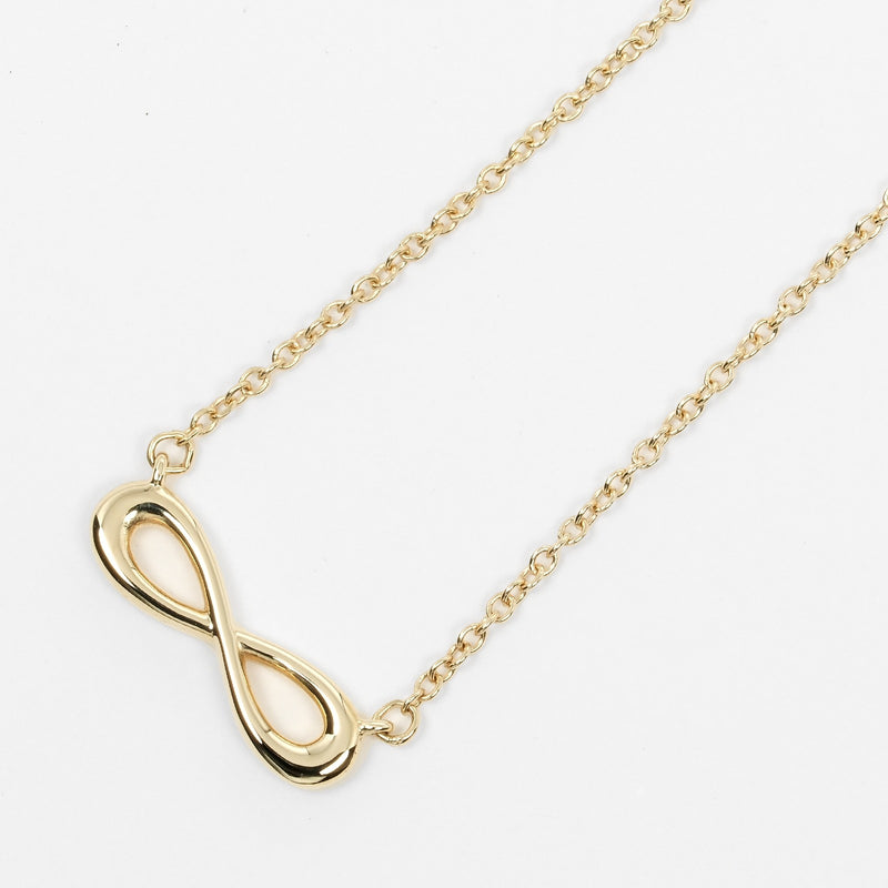 [TIFFANY & CO.] Tiffany 
 Infinity necklace 
 K18 Yellow Gold Approximately 2.39g Infinity Ladies A Rank