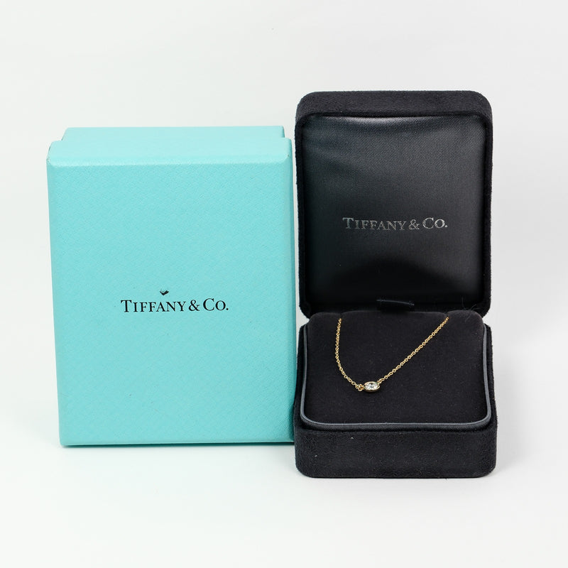 [TIFFANY & CO.] Tiffany 
 Viser Yard Necklace 
 0.23ct VVS2/F/3EX K18 Yellow Gold x Diamond about 1.93G by the Yard Ladies A Rank
