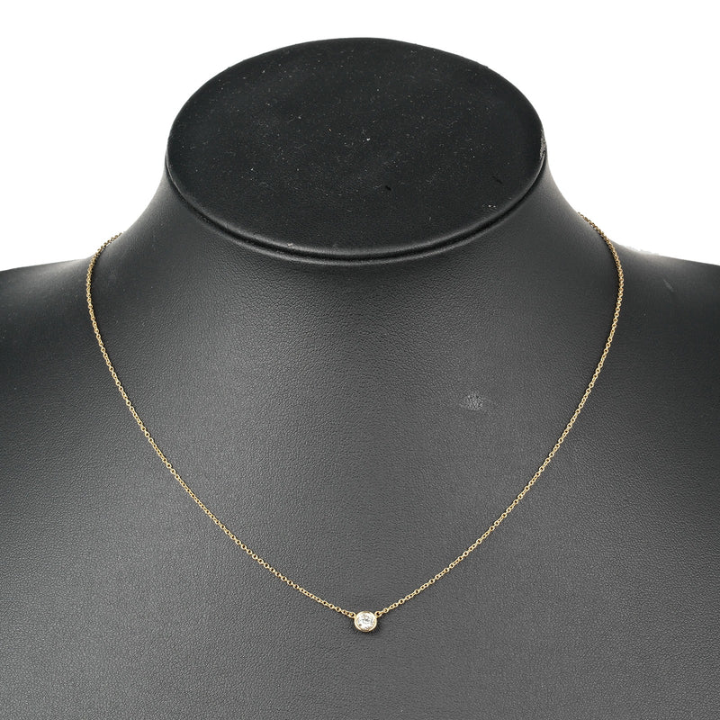 TIFFANY&Co.】ティファニー バイザヤード ネックレス 0.23ct VVS2/F