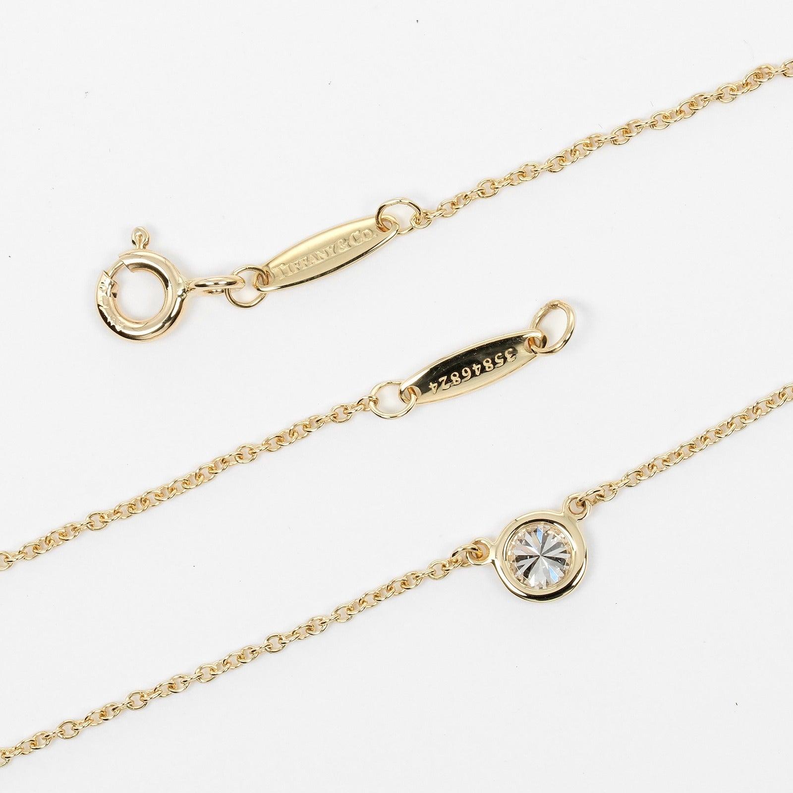 TIFFANY&Co.】ティファニー バイザヤード ネックレス 0.23ct VVS2/F