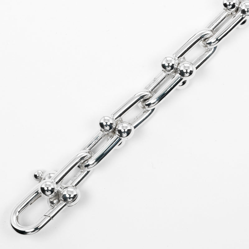 [Tiffany＆Co。]蒂法尼 
 硬件大链接SM手镯 
 腕带14.6厘米银925大约61.65g硬件大链接SM女士