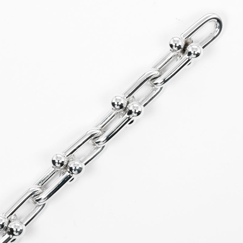 [TIFFANY & CO.] Tiffany 
 Hardware large link SM bracelet 
 Wrist circumference 14.6cm Silver 925 about 61.65g Hardware Large Link SM Ladies A Rank