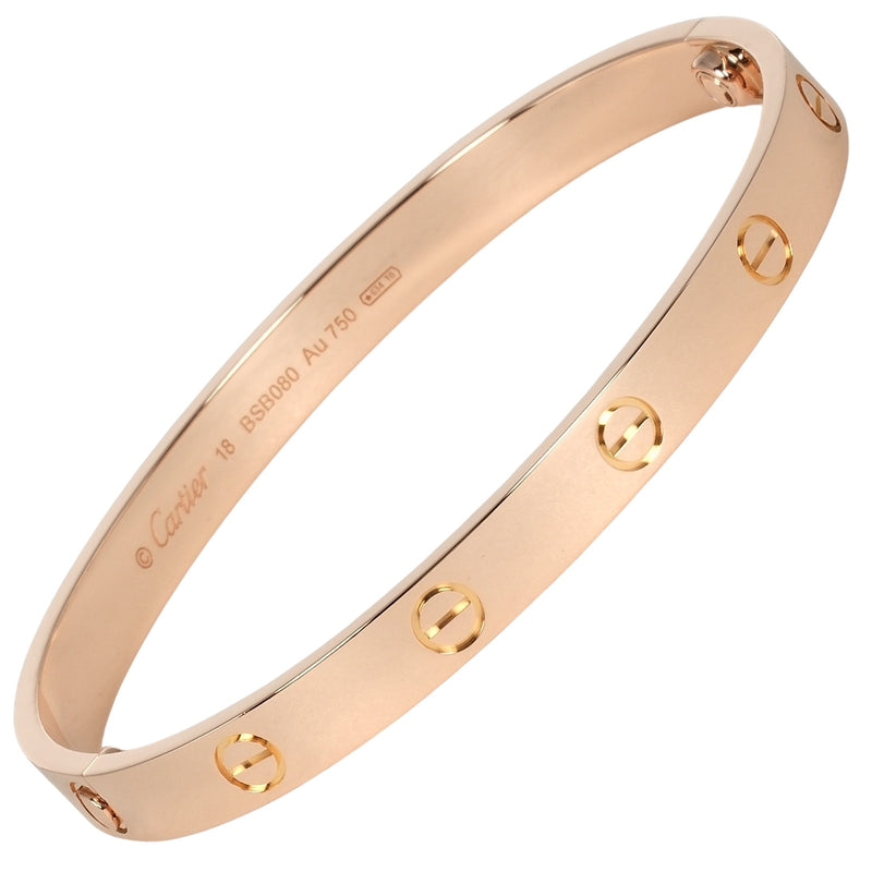 [Cartier] Cartier 
 Love bracelet 
 18 size 18KPink gold approximately 33g LOVE Ladies A-Rank