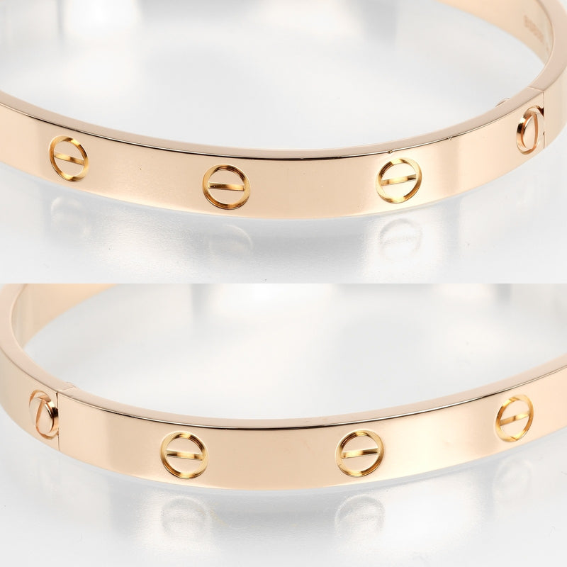 [Cartier] Cartier 
 Love bracelet 
 18 size 18KPink gold approximately 33g LOVE Ladies A-Rank
