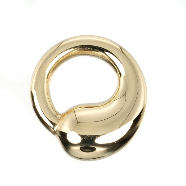 [Tiffany＆Co。]蒂法尼 
 永恒圆形吊坠顶部 
 K18黄金大约3.6克永恒圆圈女士