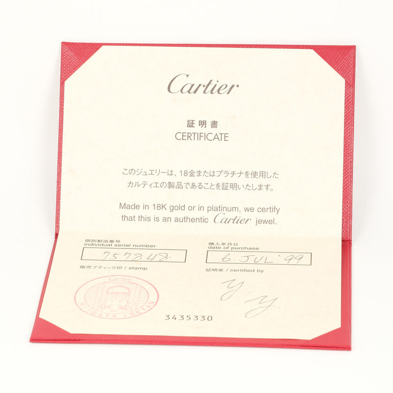[Cartier] Cartier 
 Top colgante de encanto de la medalla de Trinity Cross 
 K18 Gold X yg PG WG aproximadamente 5.19g Trinity Cross Medal Charm Damas A Rank
