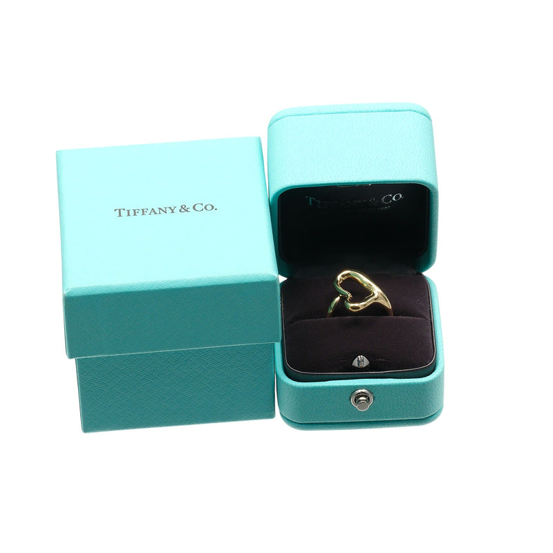 TIFFANY&Co.】ティファニー オープンハート リング・指輪 9.5号 