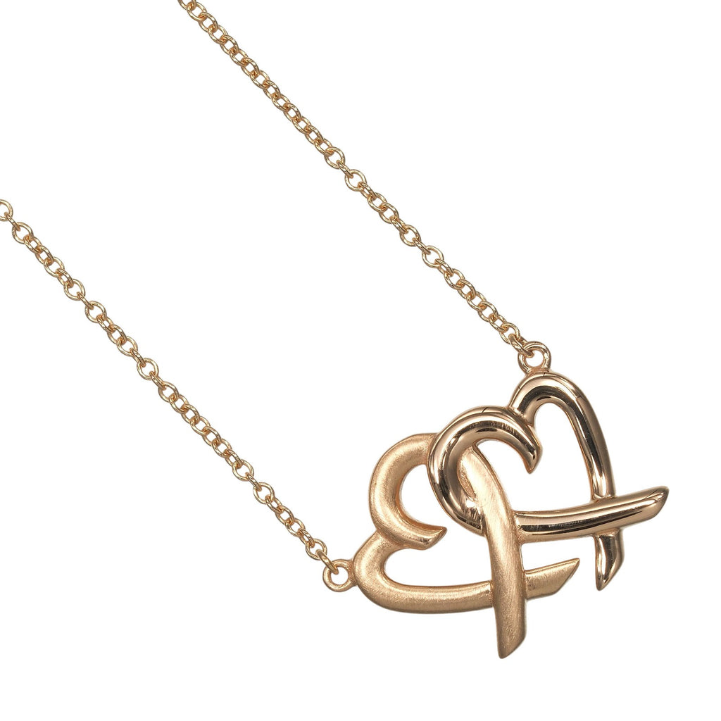 TIFFANY&Co.】ティファニー ダブル ラビングハート ネックレス