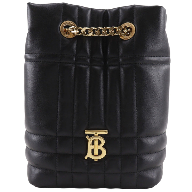 バーバリー　リュックバッグレディース美品 BURBERRY】バーバリー キルティング ローラ ミニ バックパック