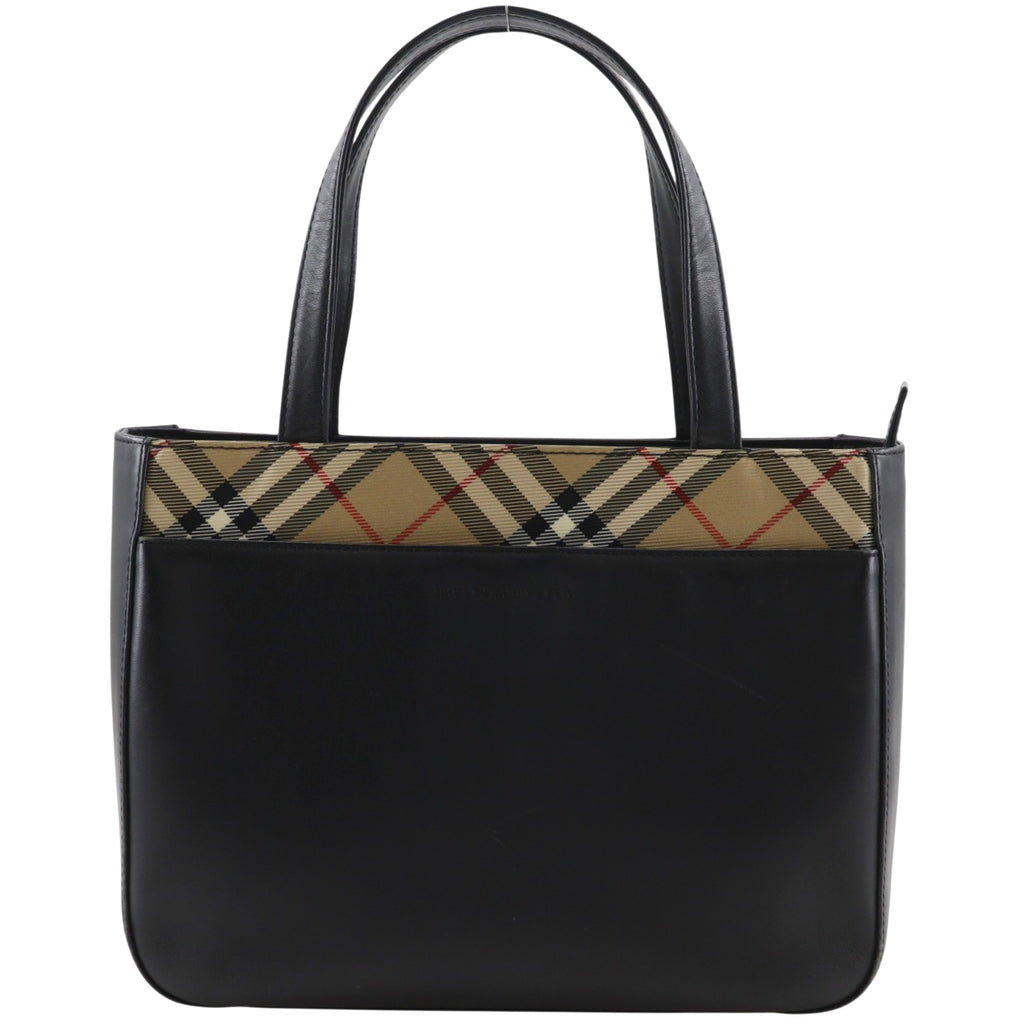 バーバリー トートバッグ ノバチェック ブラック系 BURBERRY】バーバリー ノバチェック トートバッグ – NISHIKINO VINTAGE