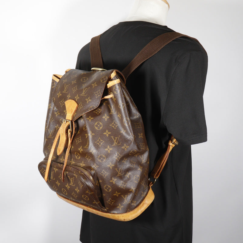 LOUIS VUITTON】ルイ・ヴィトン モンスリGM リュック・デイパック