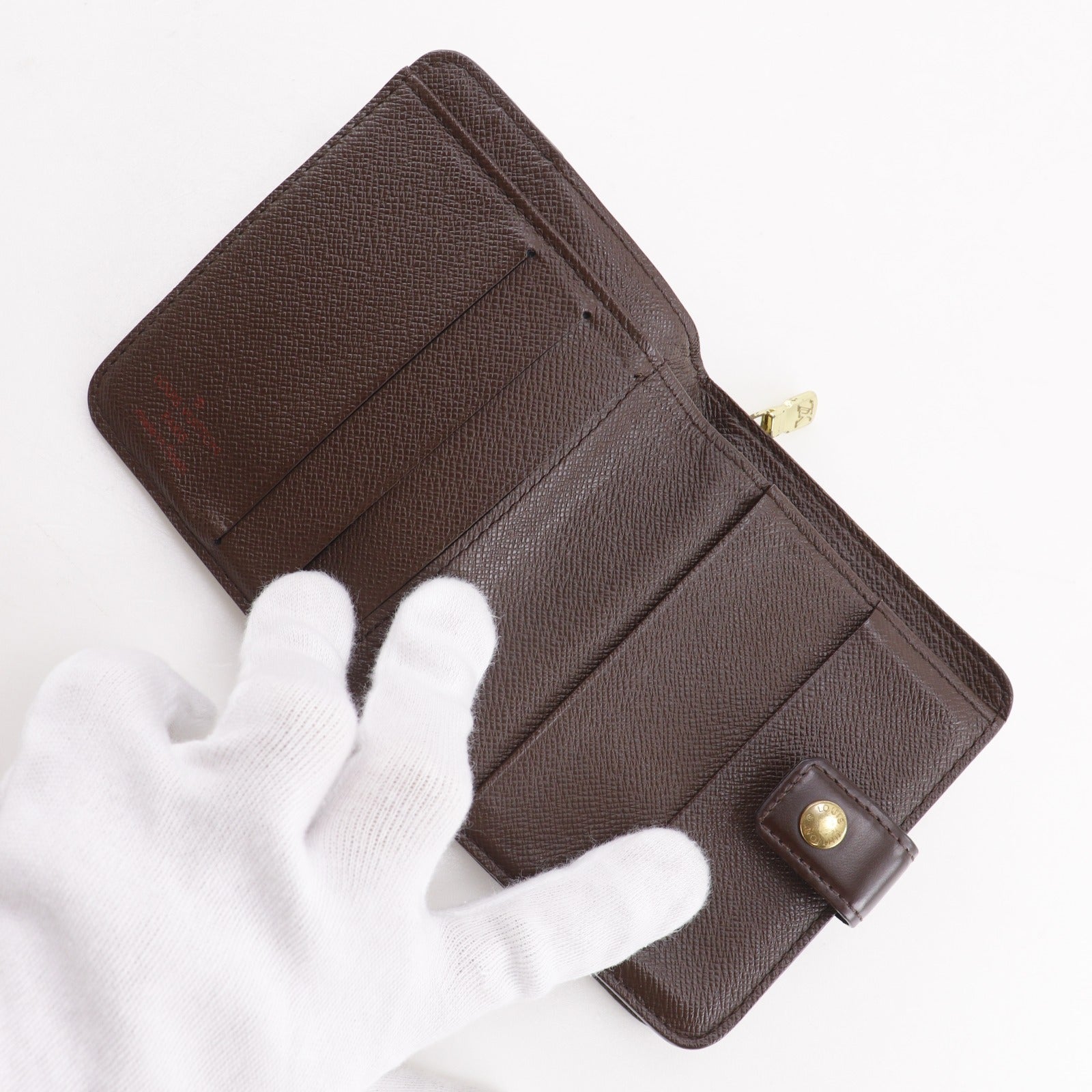 LOUIS VUITTON】ルイ・ヴィトン コンパクト・ジップ 二つ折り財布