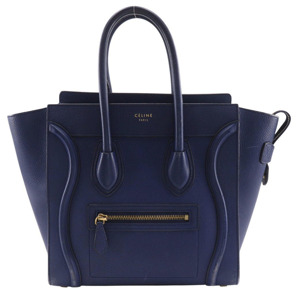 CELENE マイクロラゲージ CELINE】セリーヌ ラゲージ マイクロショッパー ハンドバッグ