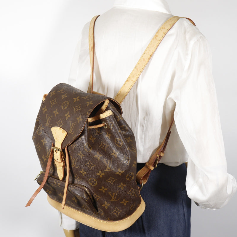 LOUIS VUITTON】ルイ・ヴィトン モンスリMM リュック・デイパック