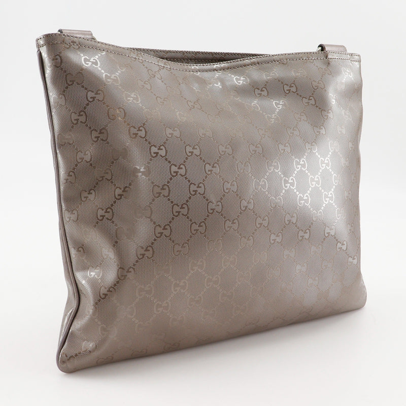GUCCI グッチ GGインプリメ シルバー ショルダーバッグ トートバッグ GUCCI】グッチ GGインプリメ ショルダーバッグ 201446 – NISHIKINO
