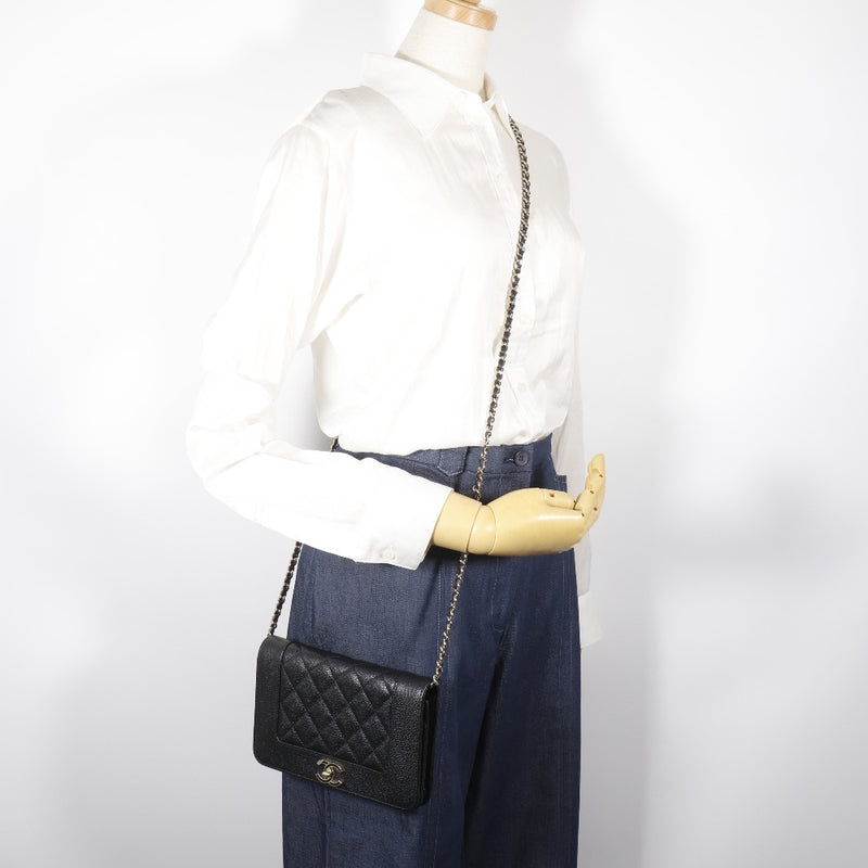 CHANEL】シャネル マドモアゼル チェーンウォレット A80972
