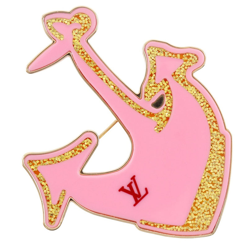 [LOUIS VUITTON] Broche motif ancre Louis Vuitton