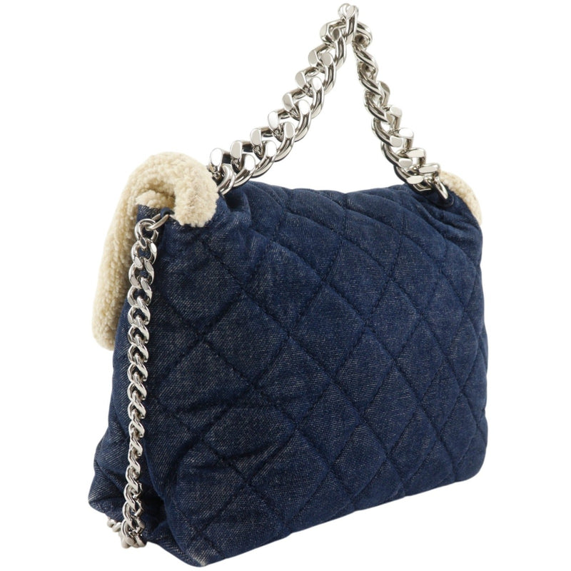 STELLA ステラマッカートニー　ショルダー クラッチバッグ　ブルー　チェーン Stella McCartney】ステラマッカートニー ベケット チェーンショルダー